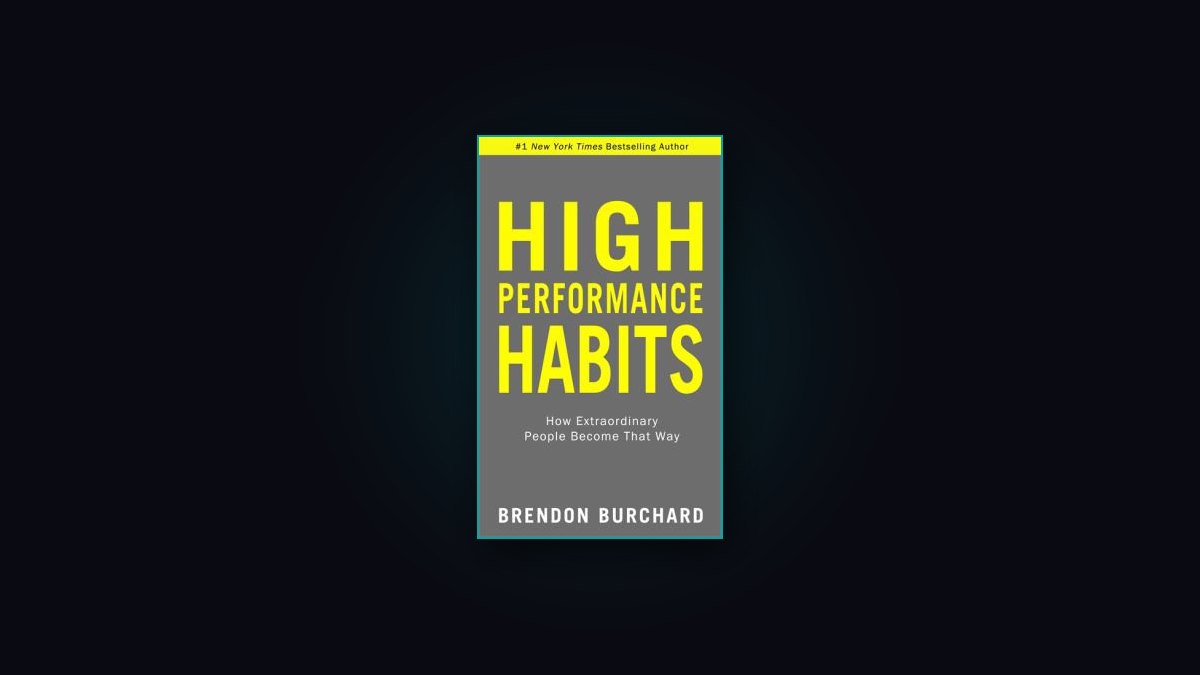 Couverture de High Performance Habits, de Brendon Burchard