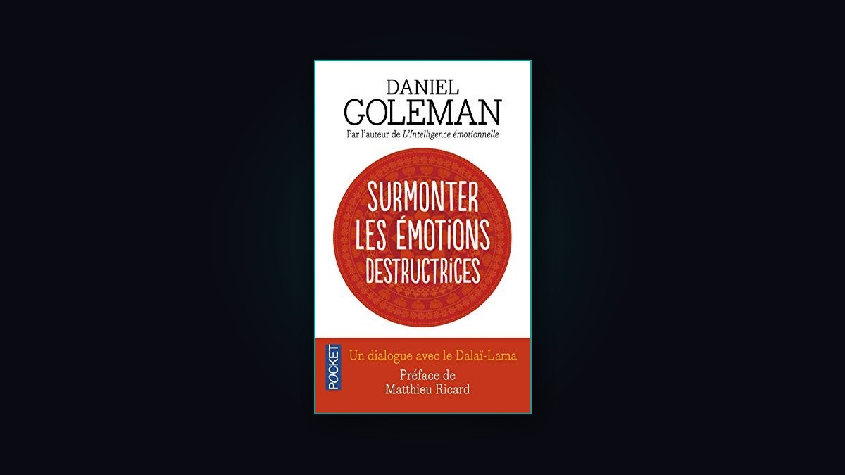 Couverture de Surmonter les émotions destructrices, de Daniel Goleman